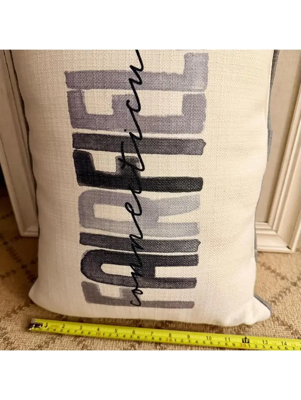 Fairfield rectangular stuffed bed couch pillow cushion NWOT